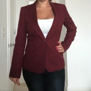 Vince Camuto burgundy blazer